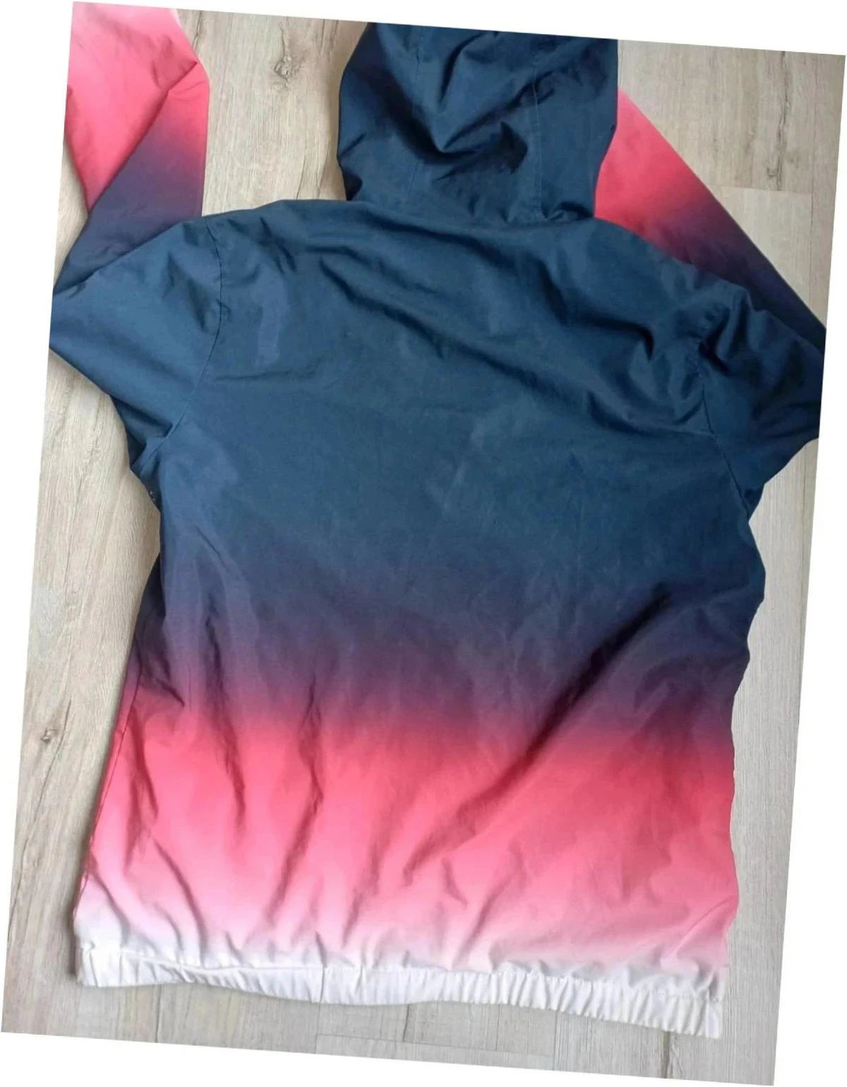 Veste Coupe-vent Hollister Dégradé Bleu Marine à Rose (Taille L) – photo 6